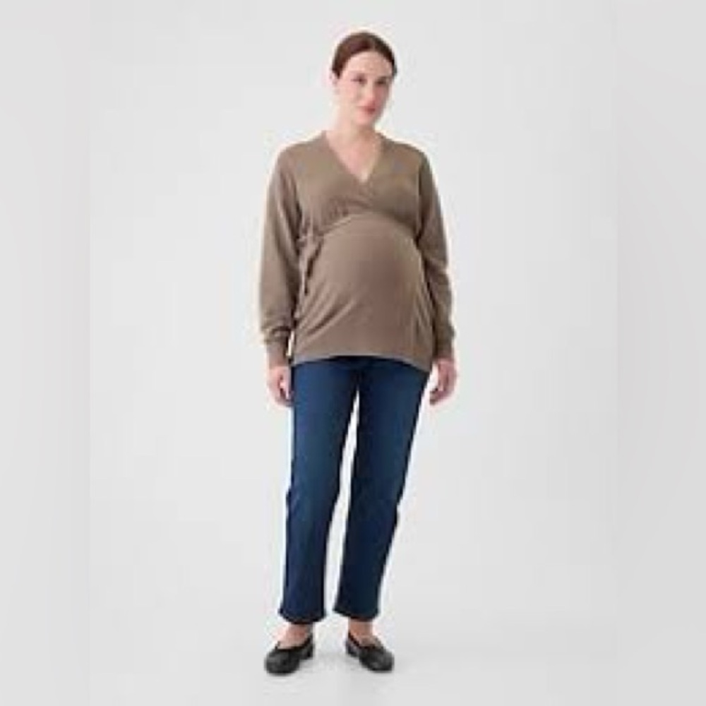 GAP Maternity CashSoft Wrap Sweater